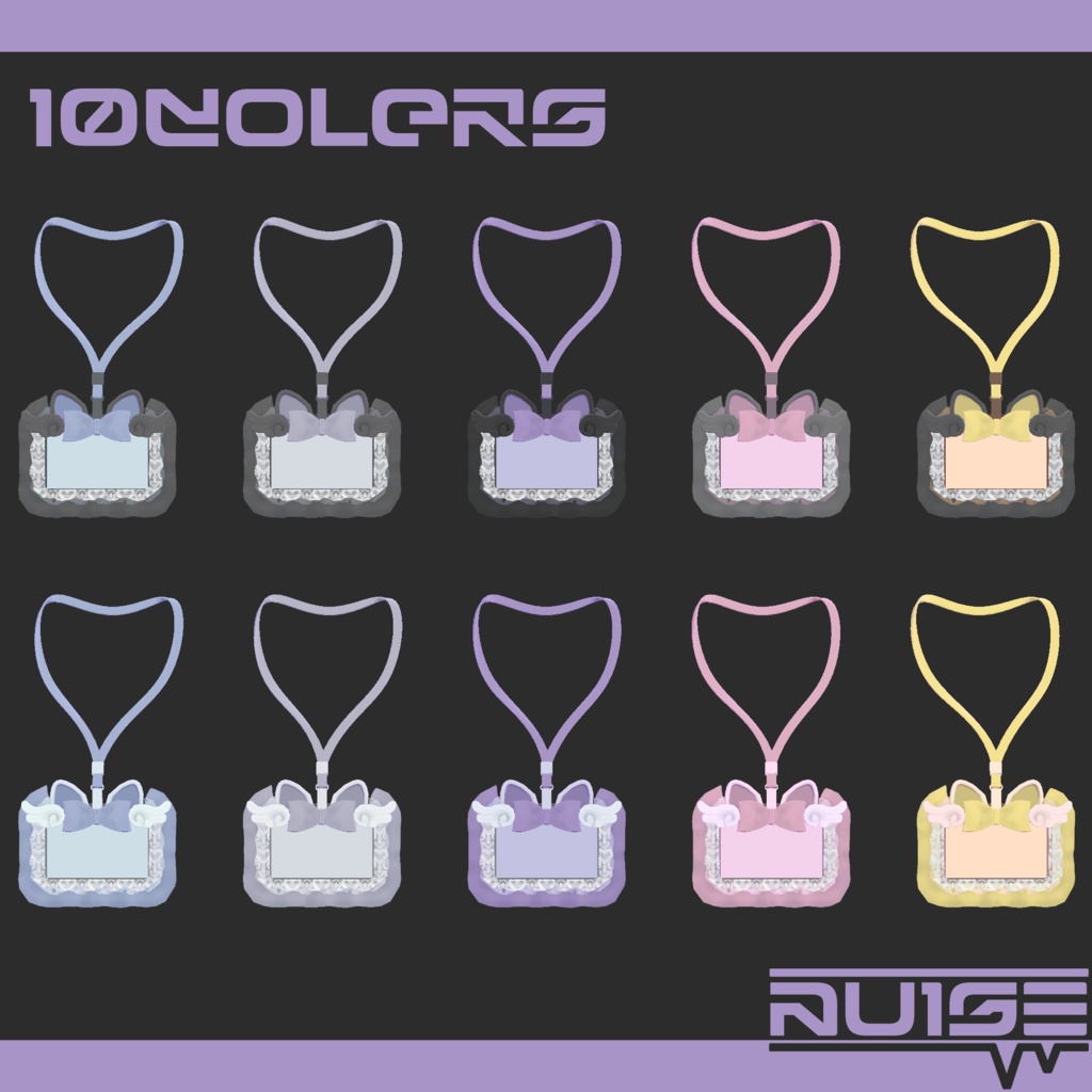 桔梗ちゃん向け MoeNameholder 10colors