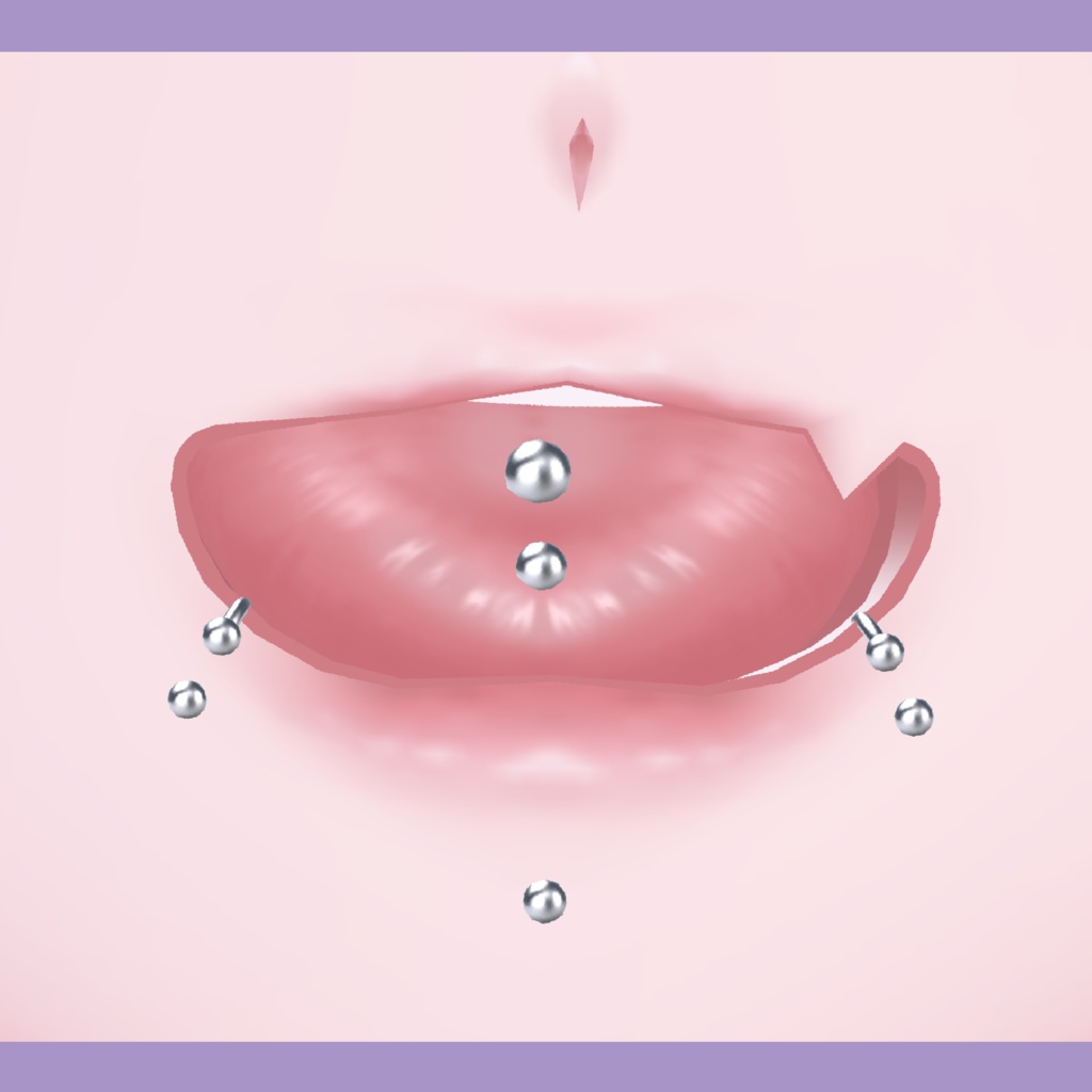 萌ちゃん対応 舌ピアスセット Tonguepiercingset - PU1SE - BOOTH