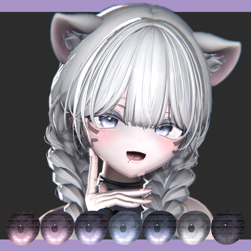 Sioちゃん向けブロッサムグラスアイ&メイク