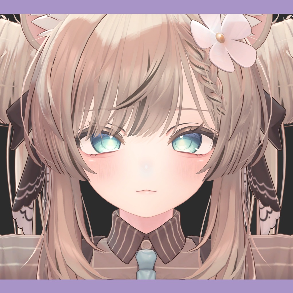 マヌカちゃん向け クールキャットメイク Cool cat makeup for Manuka