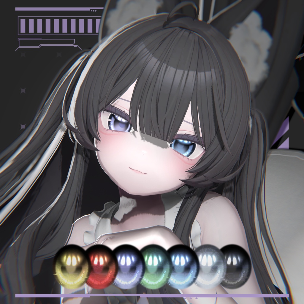 ライムちゃん向けきゅるきゅるドーリーアイ&メイクテクスチャ