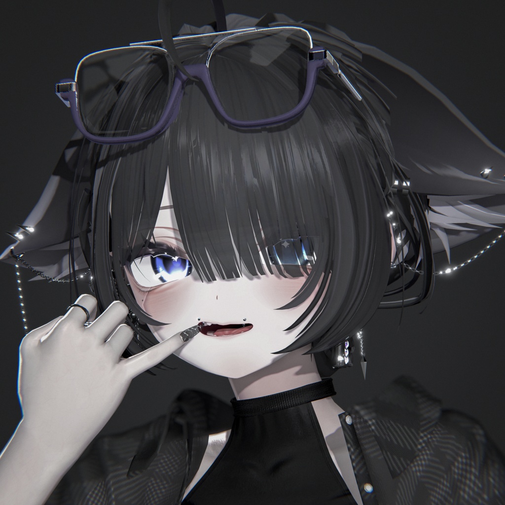 【しなの対応】舌ピアス&牙ピアスセット/Tonguepiercing&Scrumperset