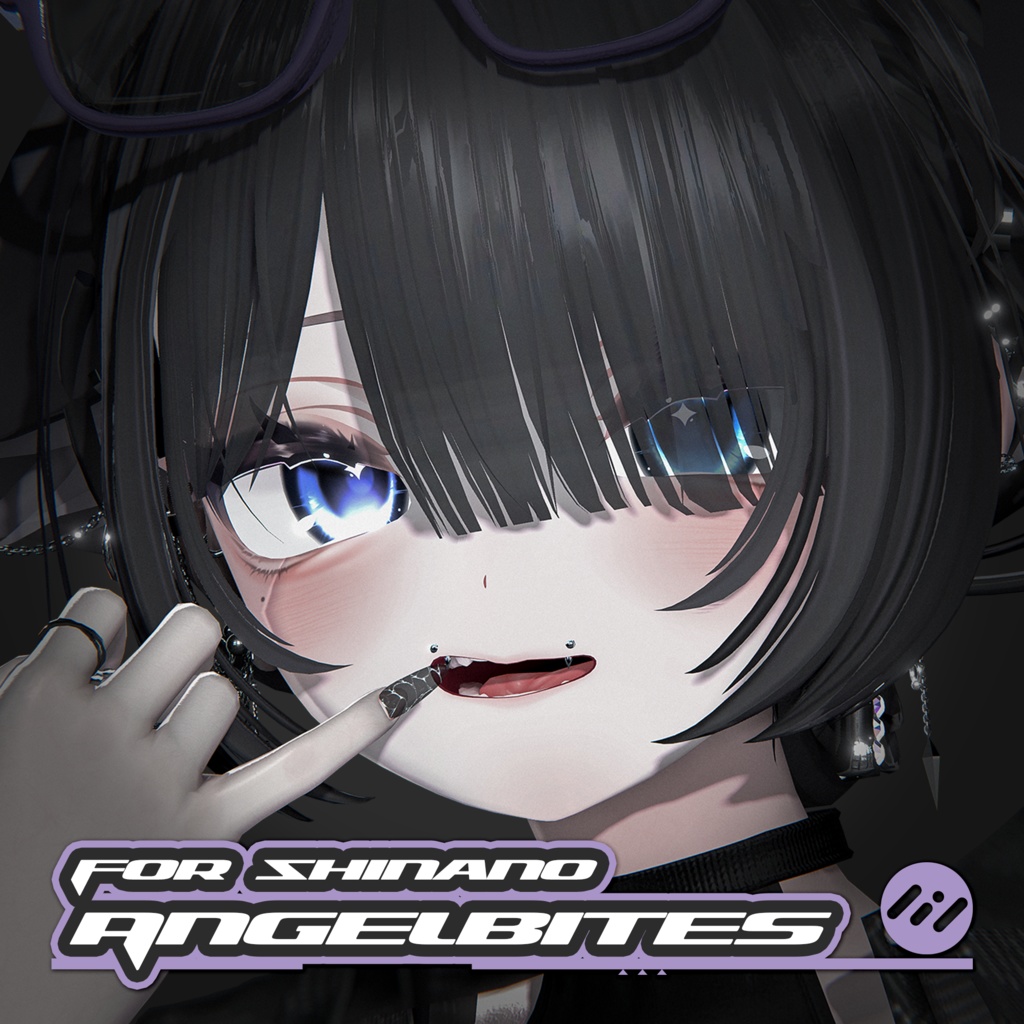 【しなの対応】エンジェルバイトピアス -Angel Bites Piercing for Shinano-