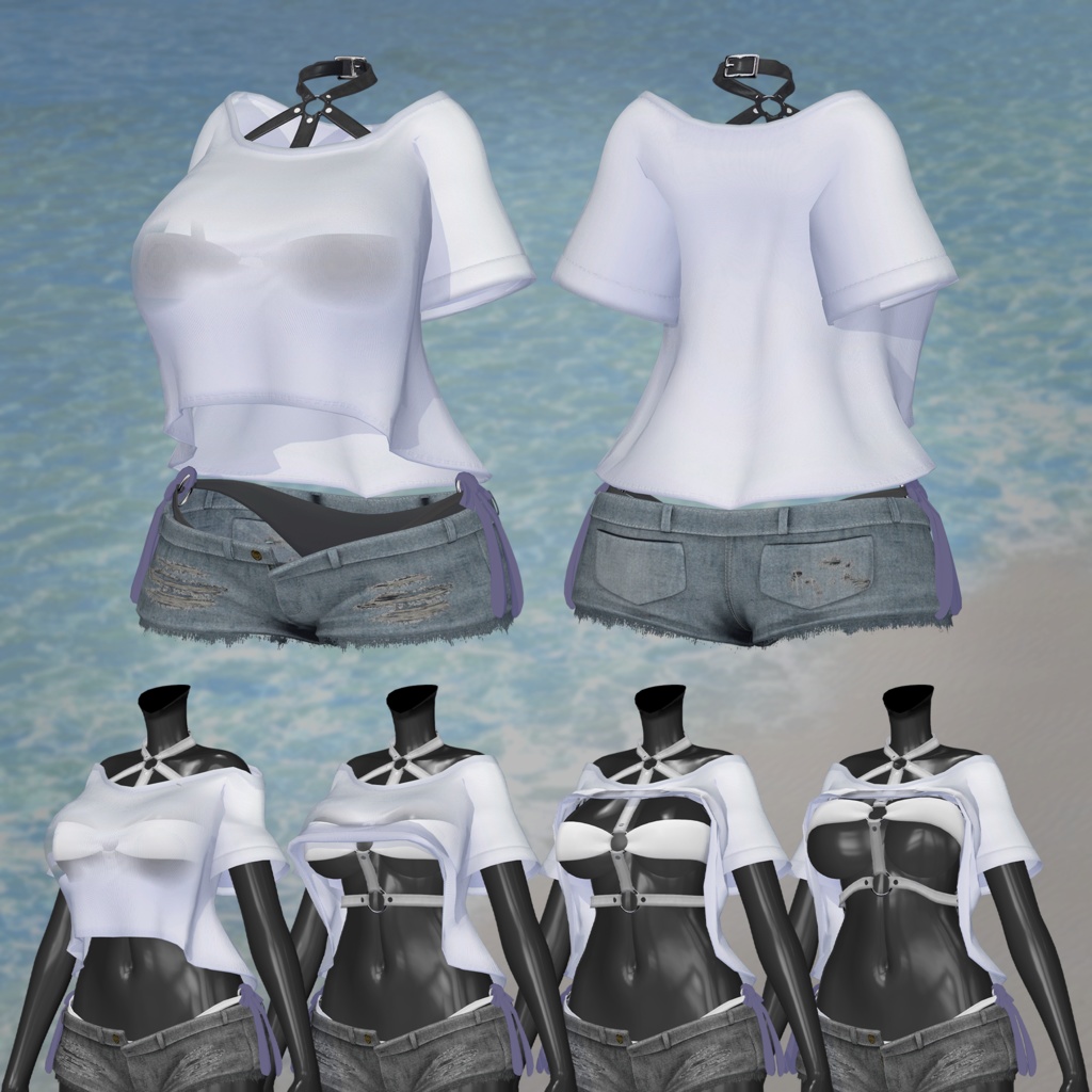 【5アバター対応】SultryNymph✦ギミック付き衣装✦