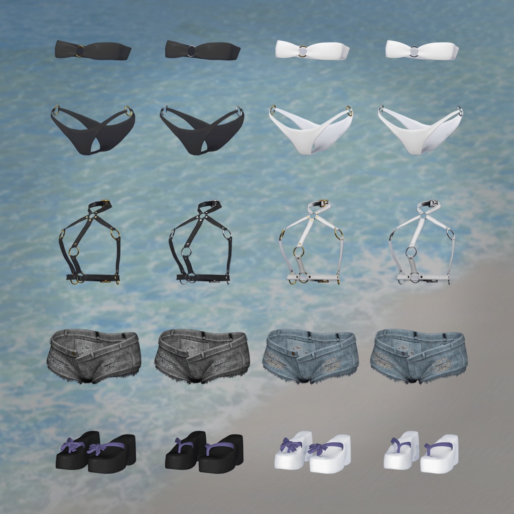 【5アバター対応】SultryNymph✦ギミック付き衣装✦