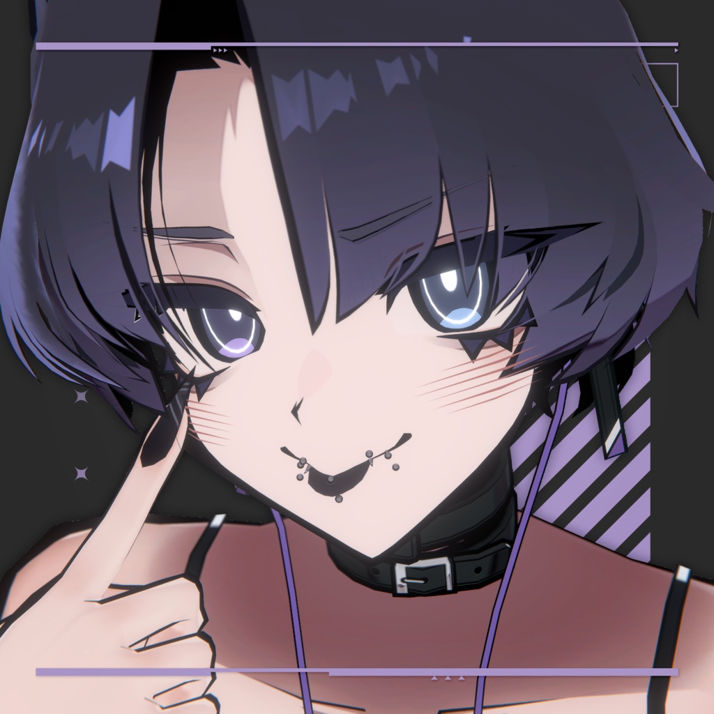 【SiuSiu対応】舌ピアスセット ✦Matcap 無料配布✦