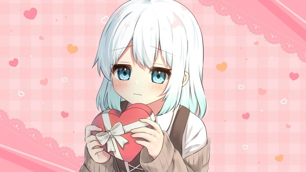 和華　バレンタインイラスト