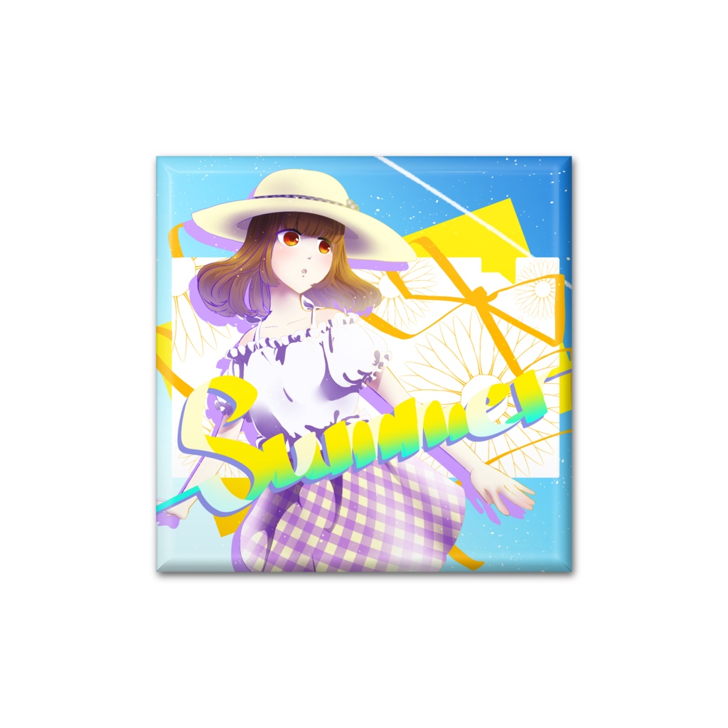 夏いろ缶バッジ