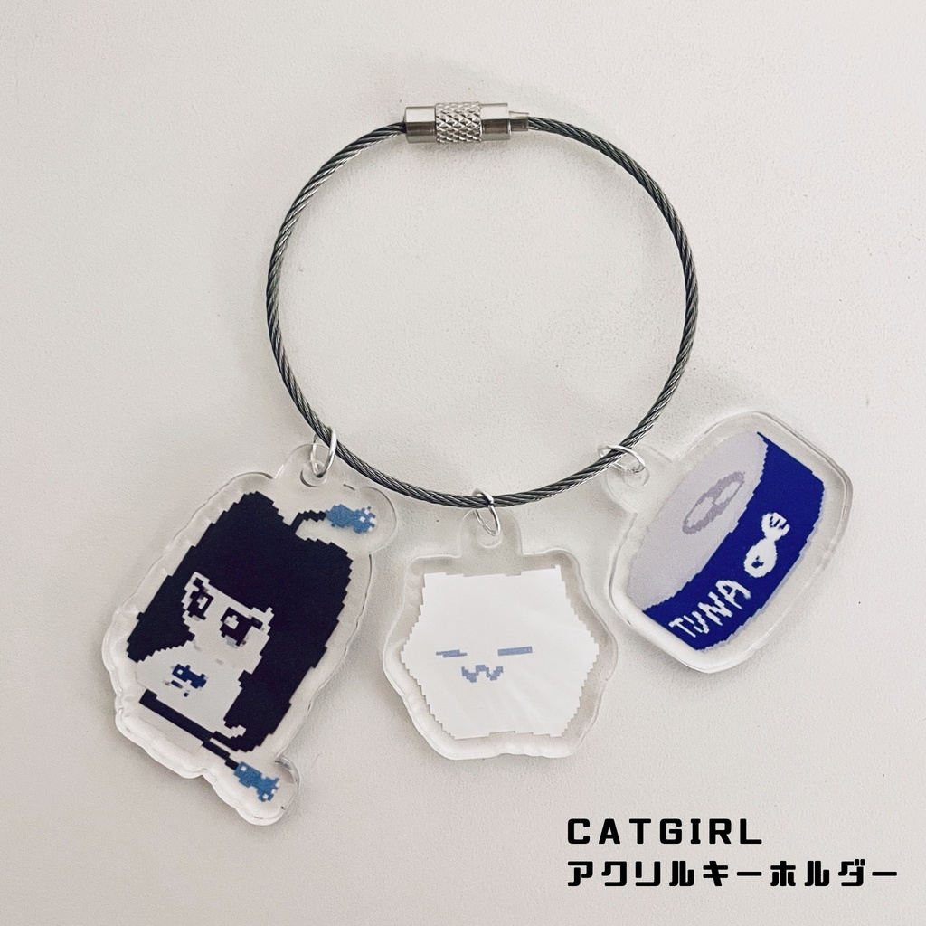 ローポリアクリルキーホルダー