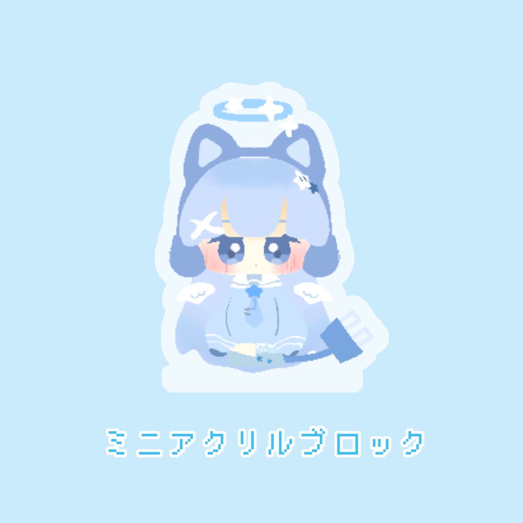 meowmミニアクリルブロック