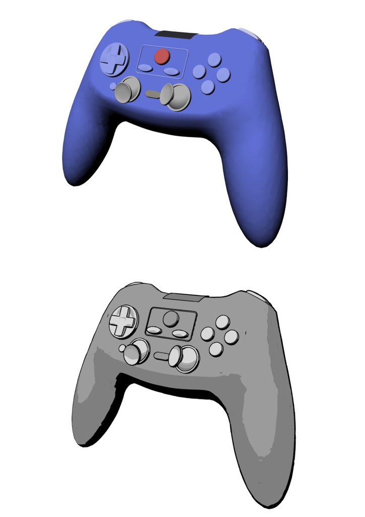 ゲーム機 3D素材