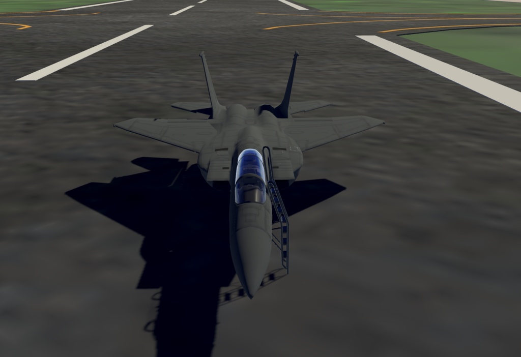 《VRChat想定》B-F15N+B-F15SE 二機種セット!《飛行可能モデル》