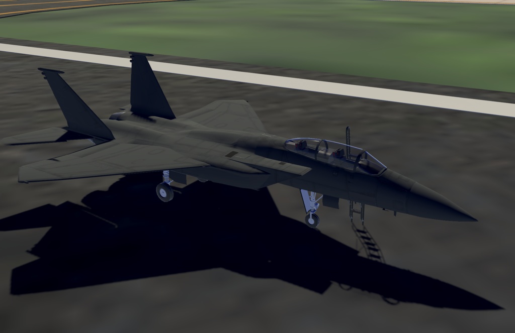 《VRChat想定》B-F15N+B-F15SE 二機種セット!《飛行可能モデル》