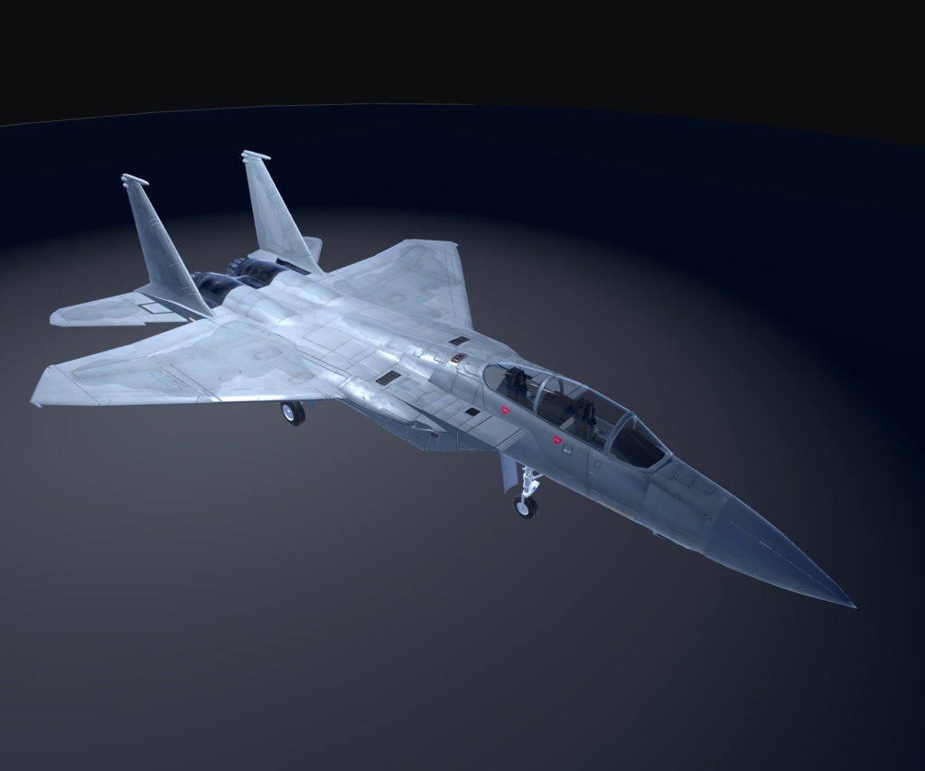 《VRChat想定》B-F15N+B-F15SE 二機種セット!《飛行可能モデル》