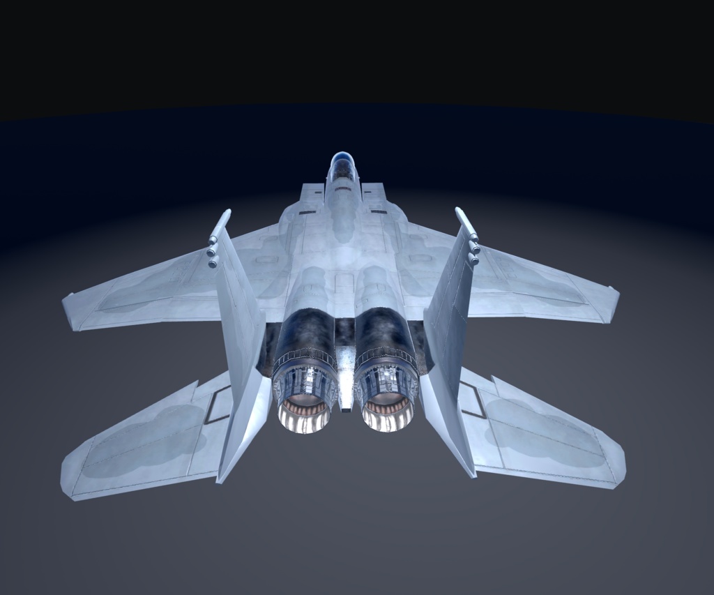 《VRChat想定》B-F15N+B-F15SE 二機種セット!《飛行可能モデル》