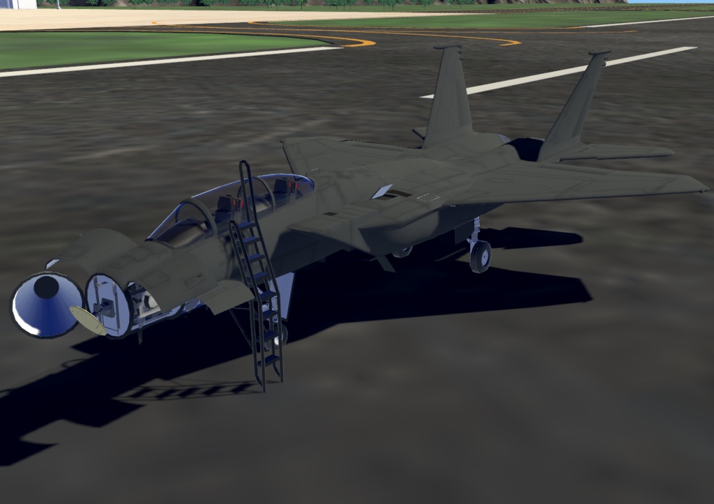 《VRChat想定》B-F15N+B-F15SE 二機種セット!《飛行可能モデル》
