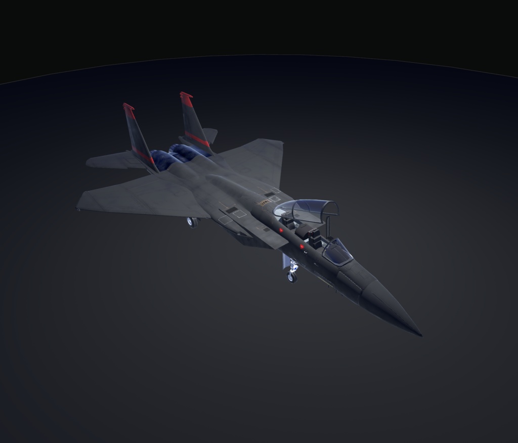 《VRChat想定》B-F15N+B-F15SE 二機種セット!《飛行可能モデル》