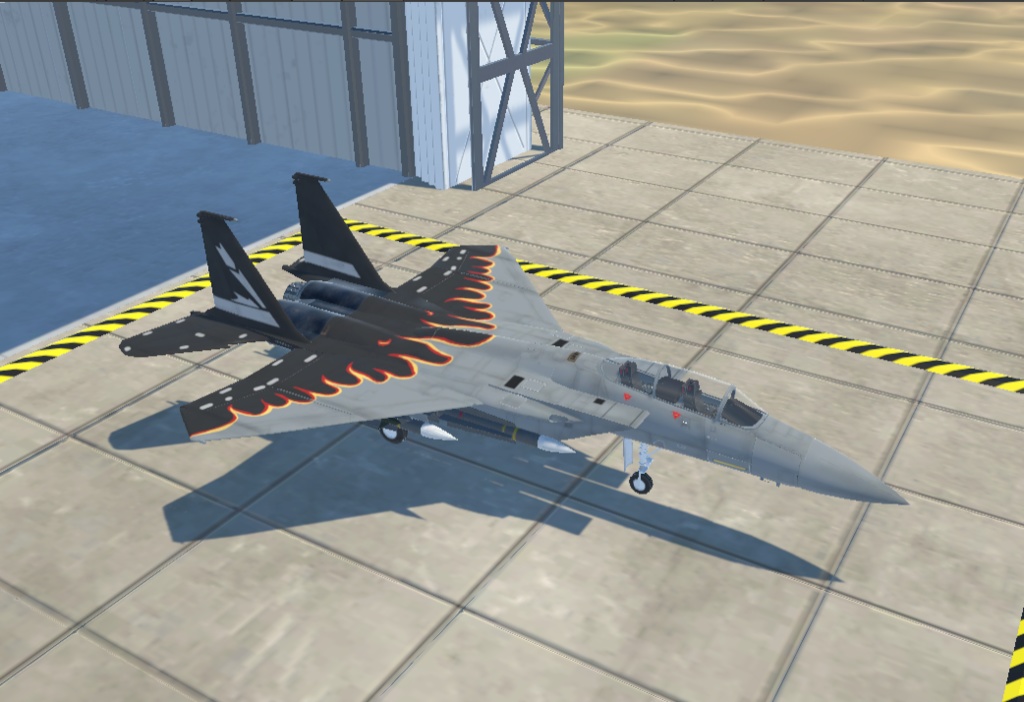 《VRChat想定》B-F15N+B-F15SE 二機種セット!《飛行可能モデル》