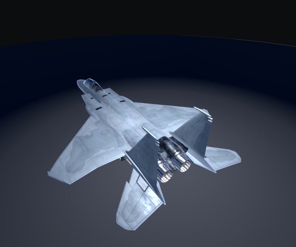 《VRChat想定》B-F15N+B-F15SE 二機種セット!《飛行可能モデル》