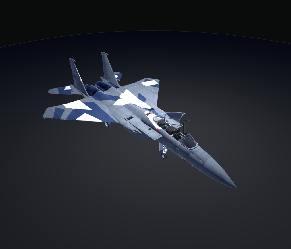 《VRChat想定》B-F15N+B-F15SE 二機種セット!《飛行可能モデル》