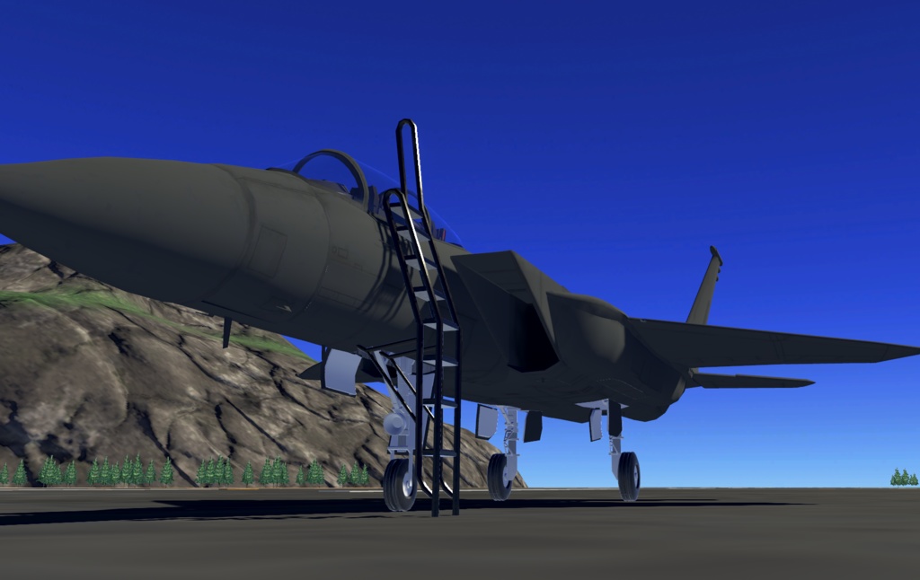 《VRChat想定》B-F15N+B-F15SE 二機種セット!《飛行可能モデル》