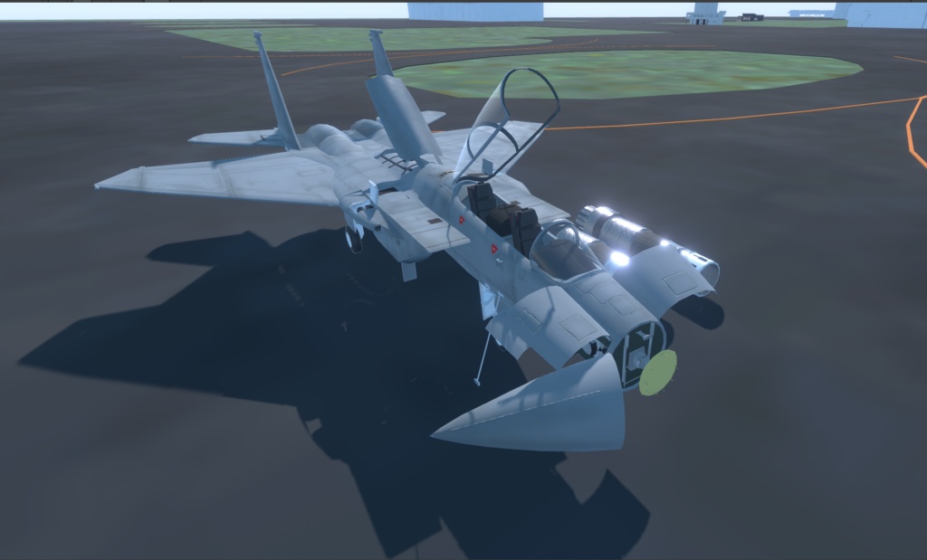 《VRChat想定》B-F15N+B-F15SE 二機種セット!《飛行可能モデル》