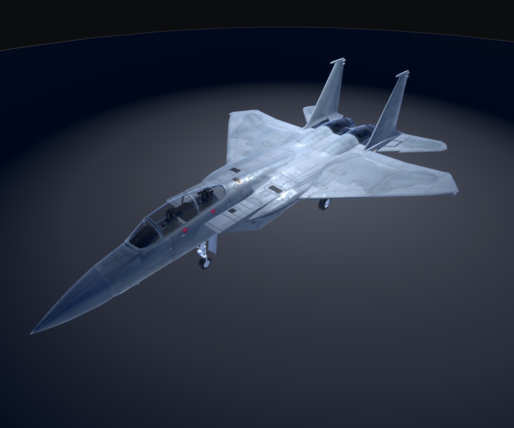 《VRChat想定》B-F15N+B-F15SE 二機種セット!《飛行可能モデル》
