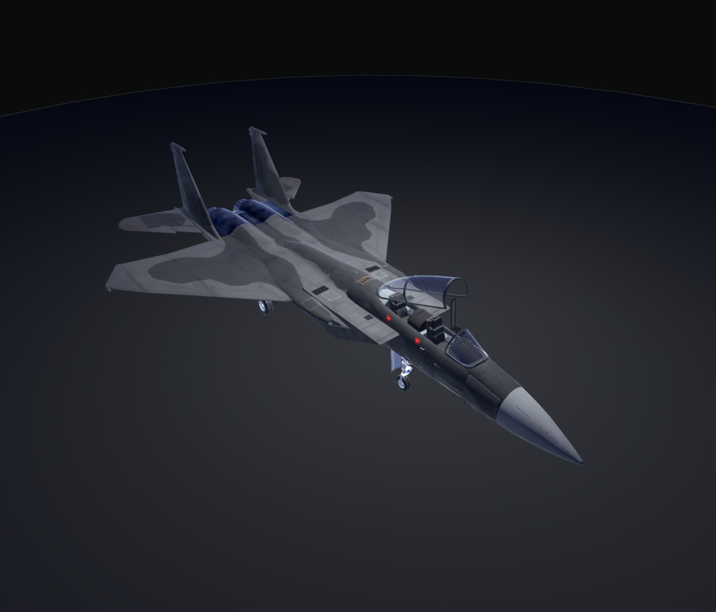 《VRChat想定》B-F15N+B-F15SE 二機種セット!《飛行可能モデル》