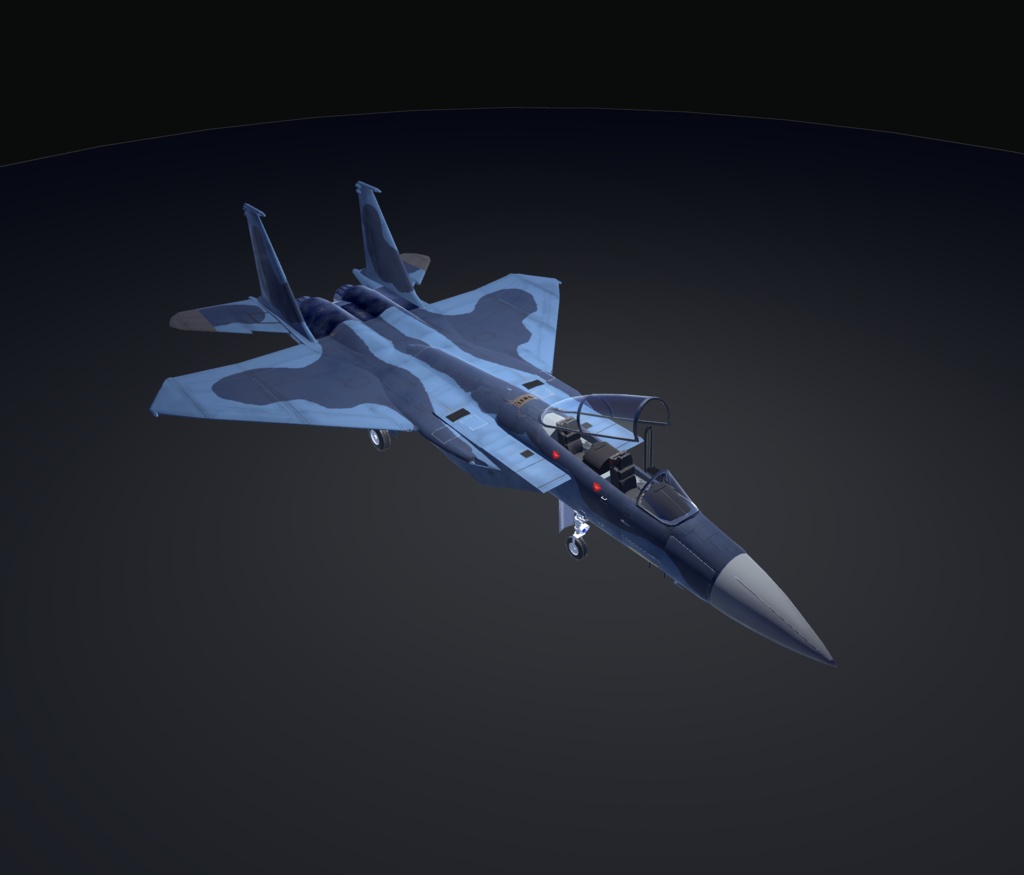 《VRChat想定》B-F15N+B-F15SE 二機種セット!《飛行可能モデル》