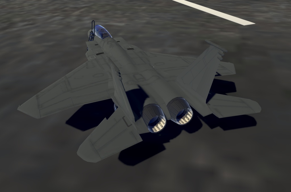 《VRChat想定》B-F15N+B-F15SE 二機種セット!《飛行可能モデル》