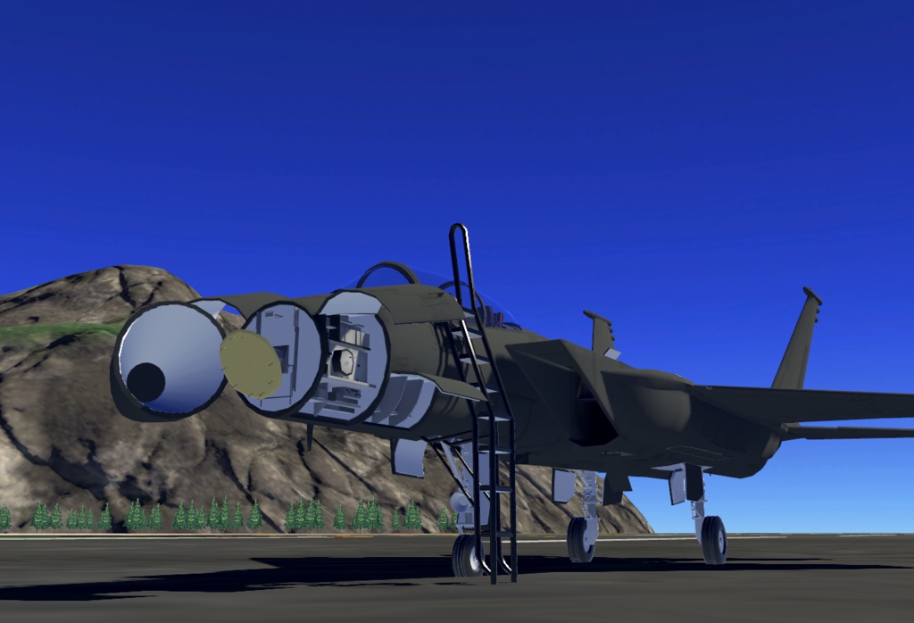 《VRChat想定》B-F15N+B-F15SE 二機種セット!《飛行可能モデル》