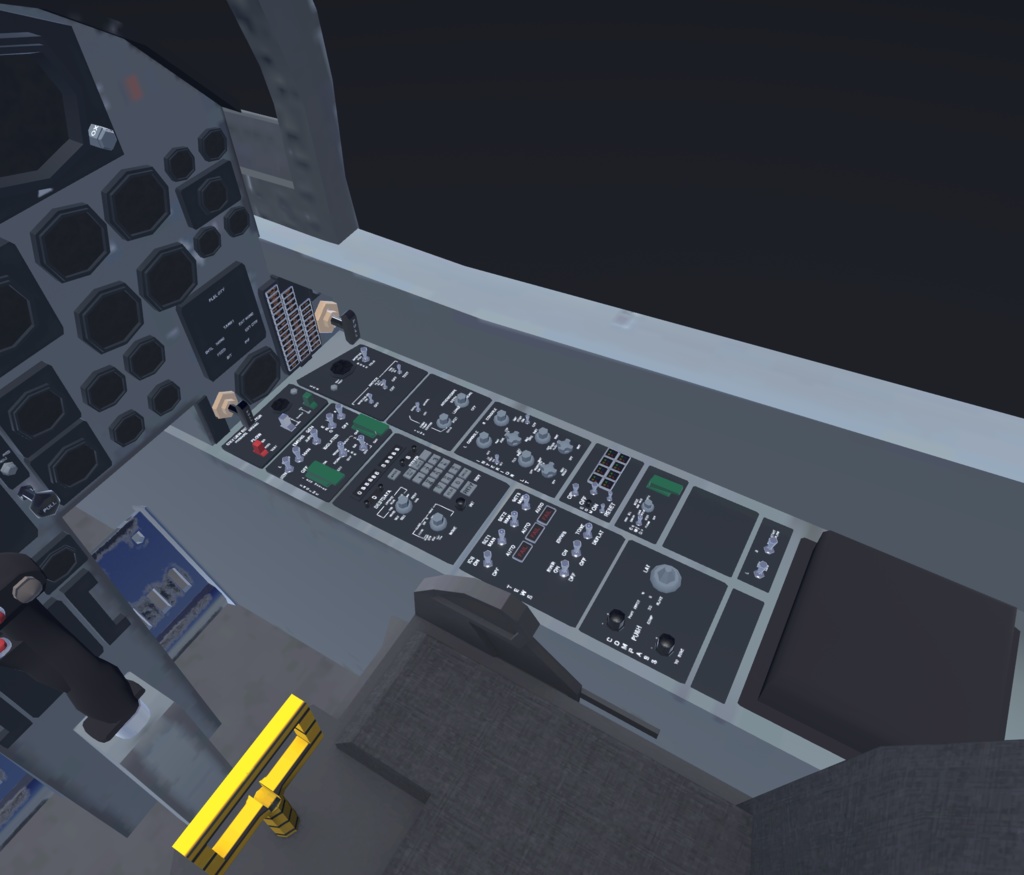 《VRChat想定》B-F15N+B-F15SE 二機種セット!《飛行可能モデル》