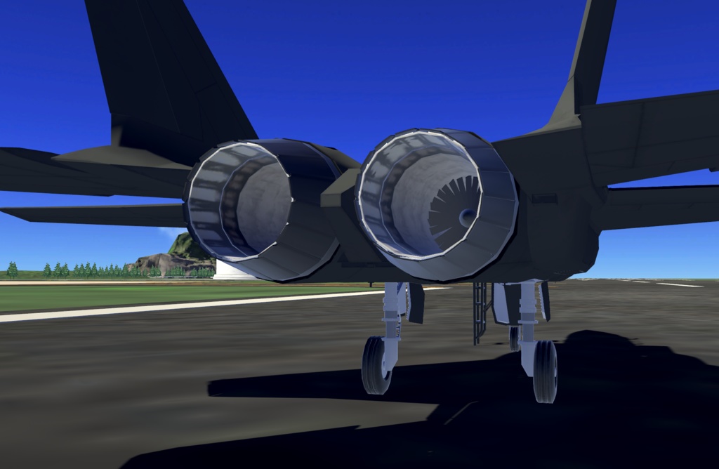 《VRChat想定》B-F15N+B-F15SE 二機種セット!《飛行可能モデル》