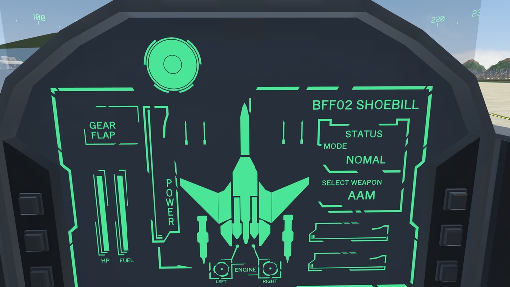 《VRChat想定》架空VTOL艦載機BFF02 Shoebill《飛行可能モデル》