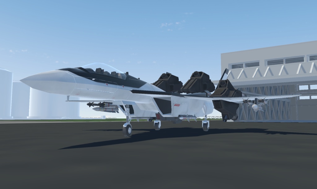 《VRChat想定》架空VTOL艦載機BFF02 Shoebill《飛行可能モデル》