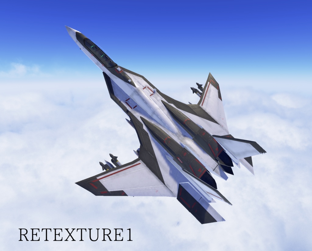 《VRChat想定》架空VTOL艦載機BFF02 Shoebill《飛行可能モデル》