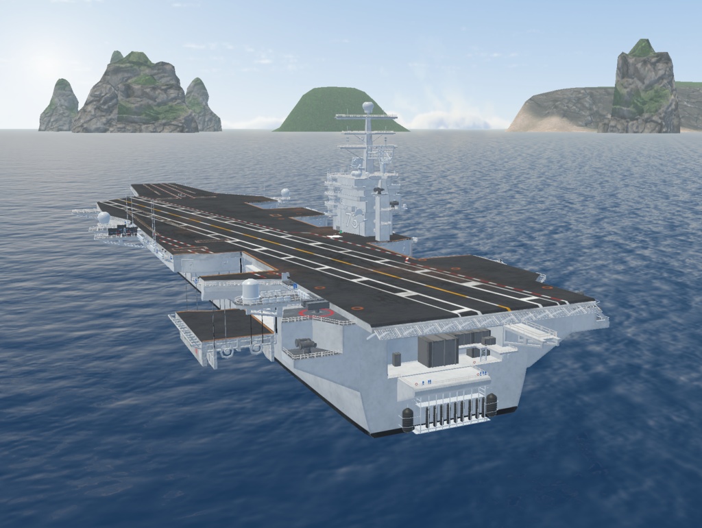 《VRCHAT想定》B-CVN73 N級G.W(ジョージワシントン)《航空母艦》