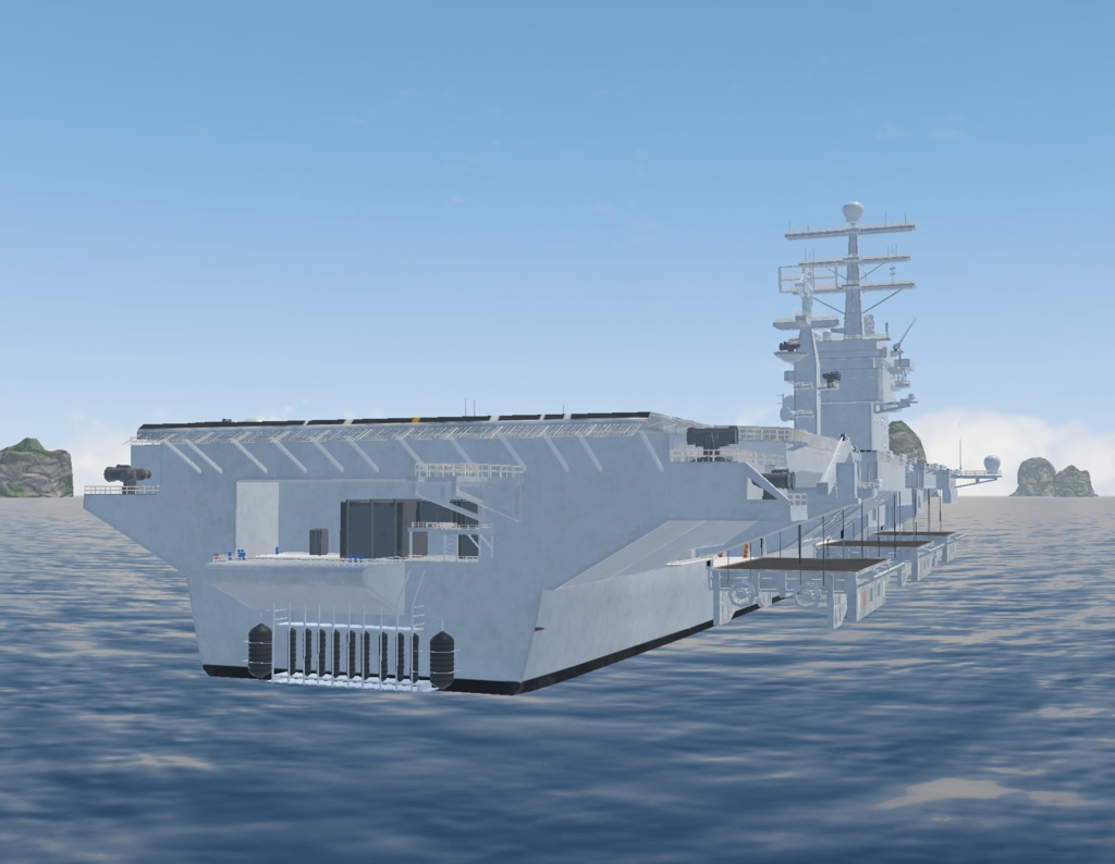 《VRCHAT想定》B-CVN73 N級G.W(ジョージワシントン)《航空母艦》