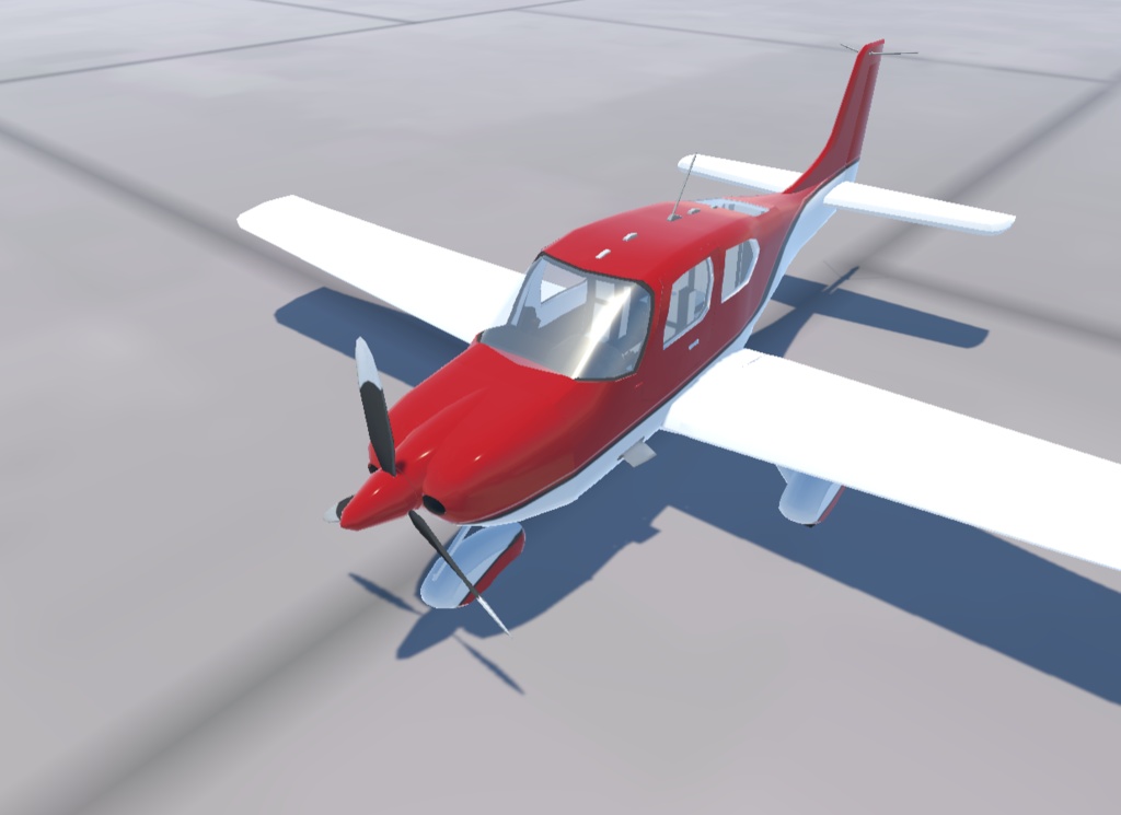 《VRCHAT想定》B-SR22《飛行可能モデル》