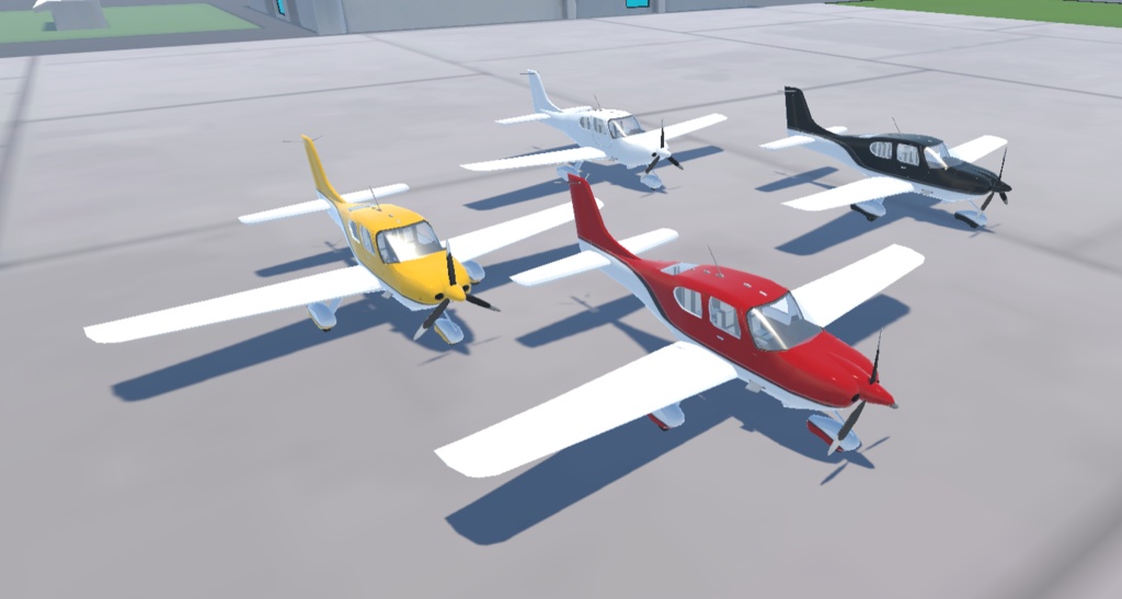 《VRCHAT想定》B-SR22《飛行可能モデル》