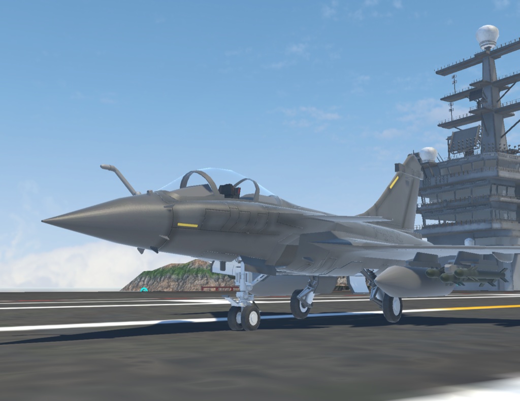 《VRChat想定》B-Rafale M《飛行可能モデル》