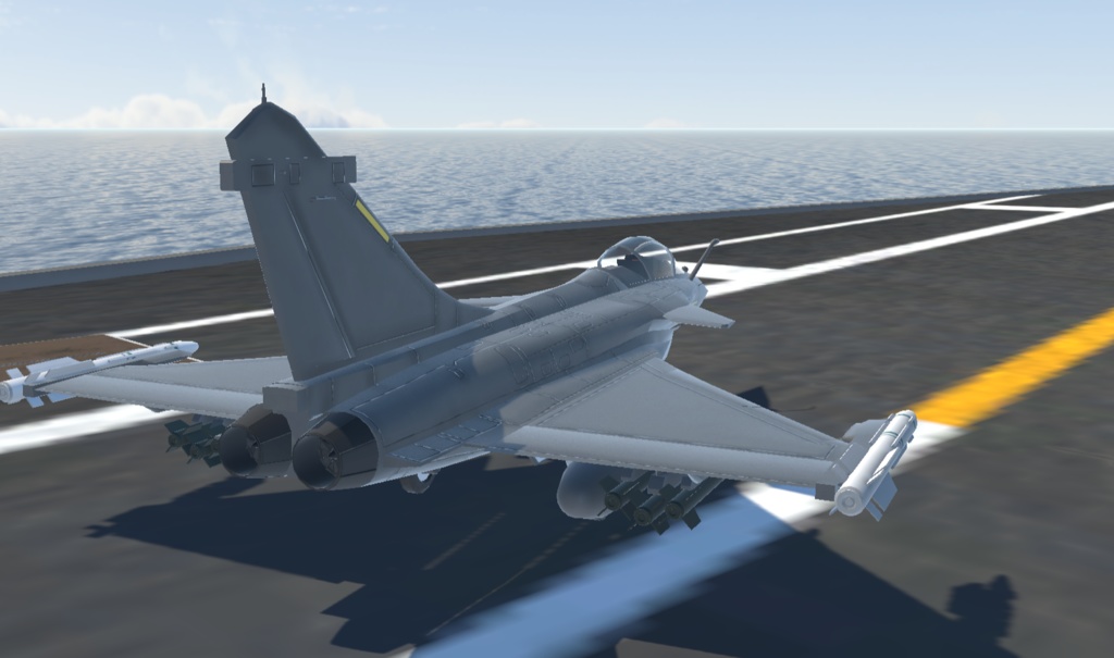 《VRChat想定》B-Rafale M《飛行可能モデル》