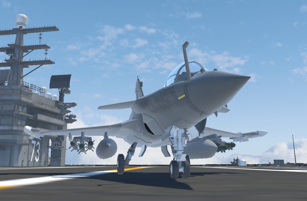 《VRChat想定》B-Rafale M《飛行可能モデル》