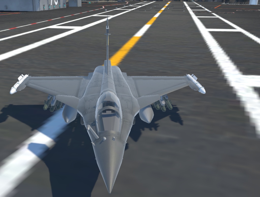 《VRChat想定》B-Rafale M《飛行可能モデル》