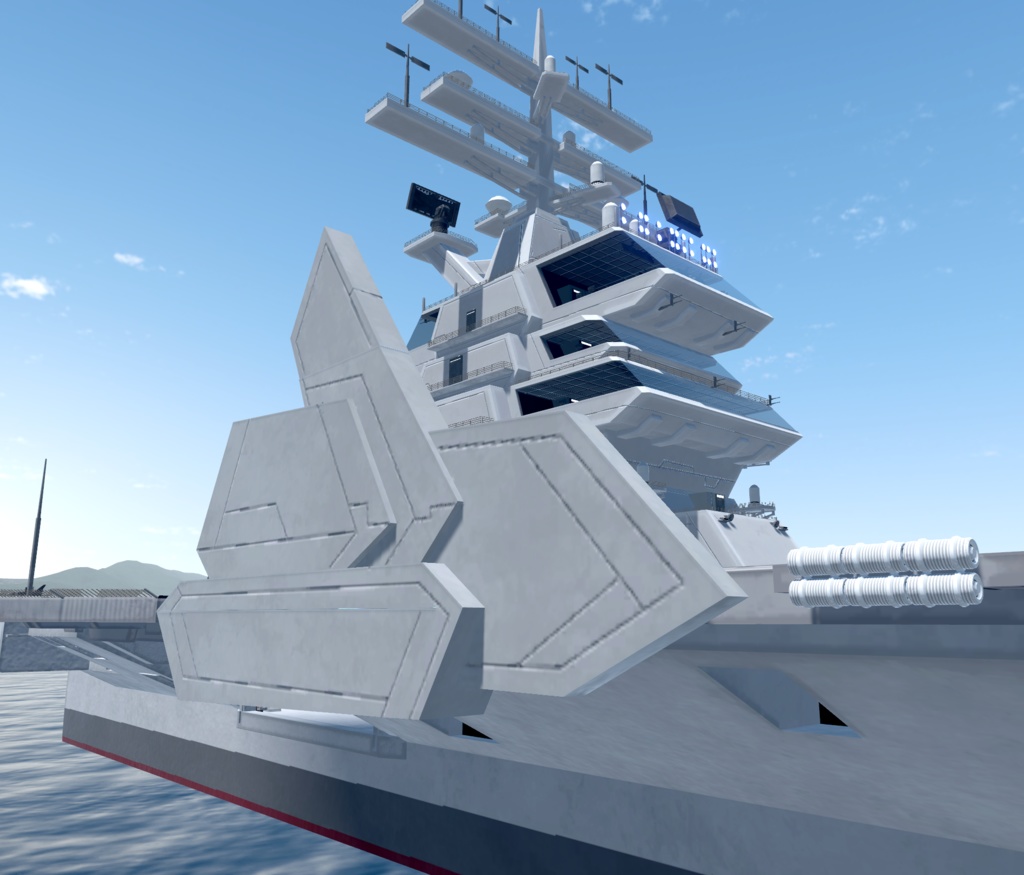 《VRCHAT想定》B-SFCVN-67 MarineBlue《SF架空空母》