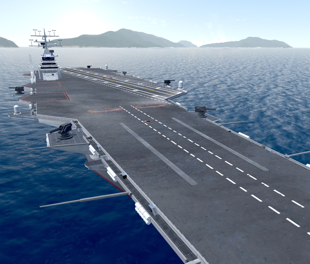 《VRCHAT想定》B-SFCVN-67 MarineBlue《SF架空空母》