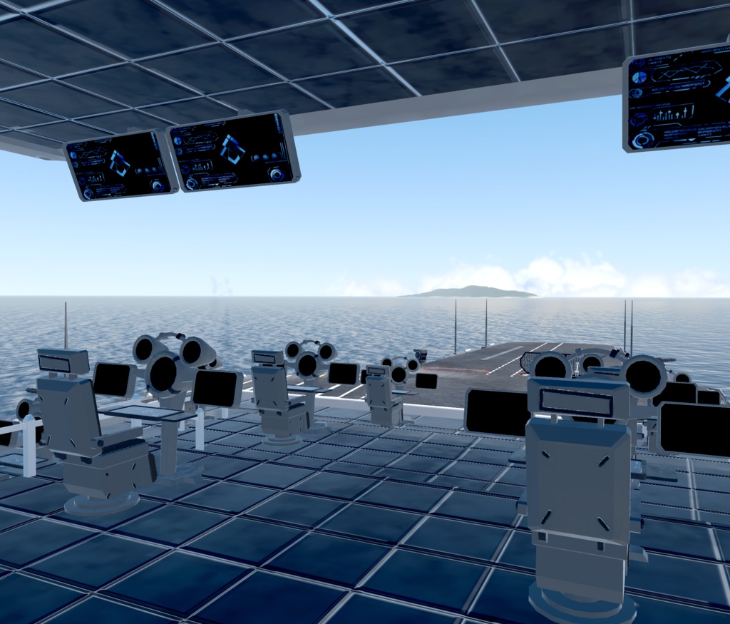 《VRCHAT想定》B-SFCVN-67 MarineBlue《SF架空空母》