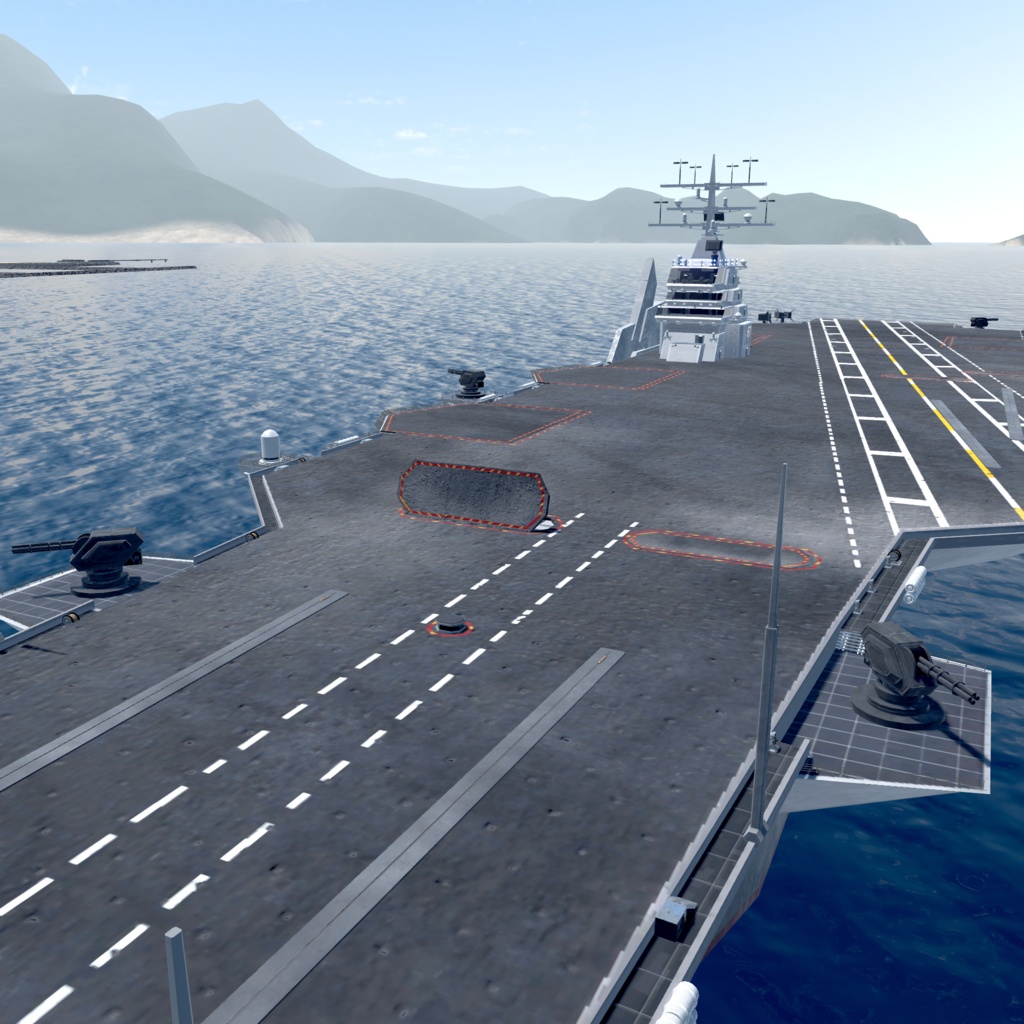 《VRCHAT想定》B-SFCVN-67 MarineBlue《SF架空空母》