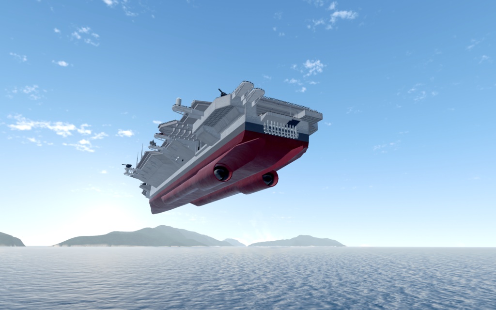 《VRCHAT想定》B-SFCVN-67 MarineBlue《SF架空空母》