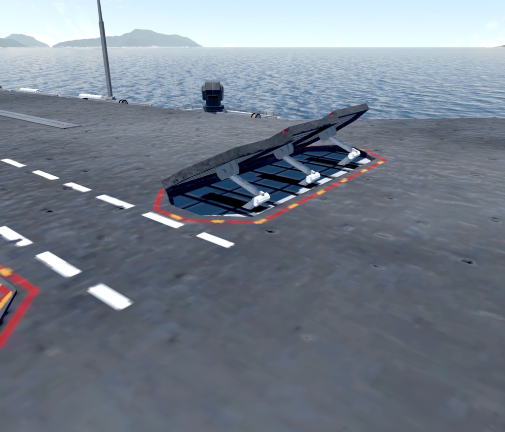 《VRCHAT想定》B-SFCVN-67 MarineBlue《SF架空空母》